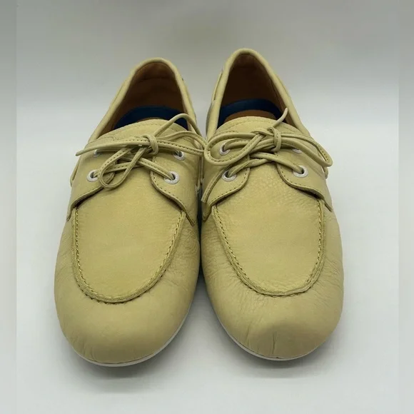 Sperry Slimboat Leather Boat Shoes Light Yellow Women’s US Size 11 New in Box - Picture 6 of 11